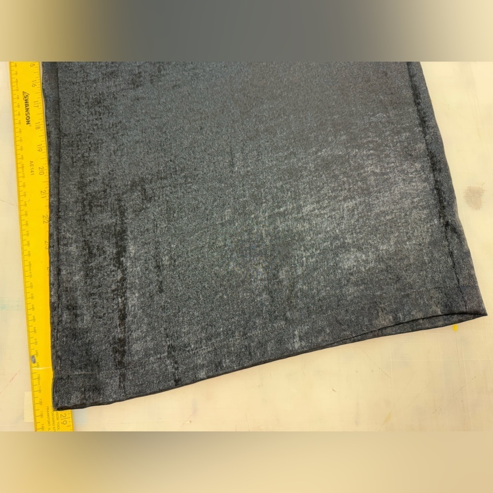 NWT Johnny Was Black Shimmer Wide Leg Pants PLUS 3X $265 Elastic Waist Pull‎ On - Picture 14 of 15